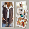 WarmVest - Dames Mouwloos Herfstvest met Knopen